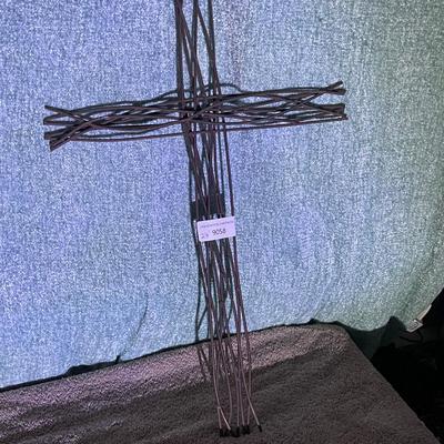 24" Decorative Wire Cross