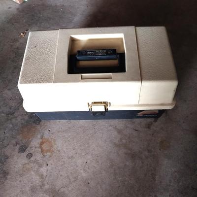 TRI LEVEL CARRY BOX FILLED WITH HARDWARE AND SCREW DRIVERS