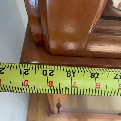 Wood Glass Front & Sides Multi Shelf Display Case