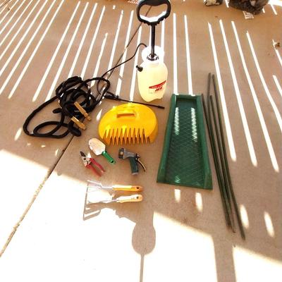 YARD CARE CHEMICAL SPRAYER-FLEX HOSE-PRUNERS-MUCH MORE