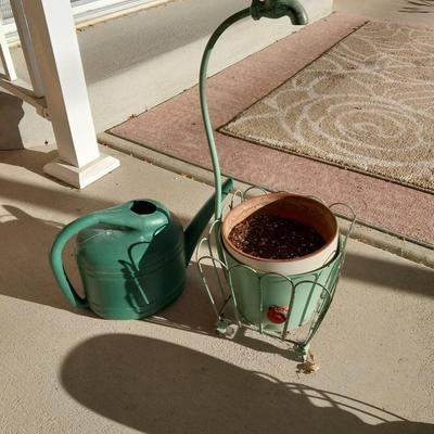 METAL FAUCET POT HOLDER-CLAY INSULATOR-WATERCAN AND POTTING POTS
