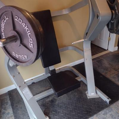 Ironclad Professional Plate Loaded Upper Chest Press Workout Machine (Plates Excluded)