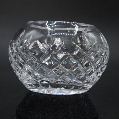 Small Diamond Pattern Cut Crystal Bowl Dish