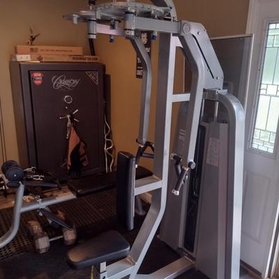 Steel Frame Pectoral Fly and Rear Deltoid Stack Workout Station