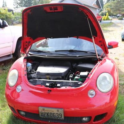 2003 Red Volkswagen New Beetle