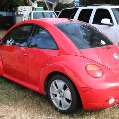 2003 Red Volkswagen New Beetle