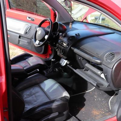 2003 Red Volkswagen New Beetle