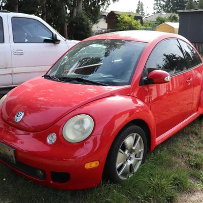 2003 Red Volkswagen New Beetle