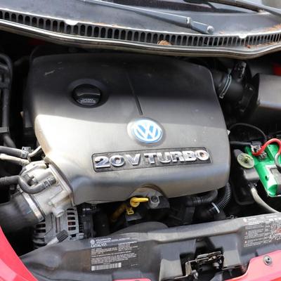 2003 Red Volkswagen New Beetle
