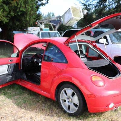 2003 Red Volkswagen New Beetle