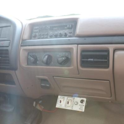 1992 Ford FSD Super Duty Utility Vehicle with Cherry Picker Crane Basket Lift Truck