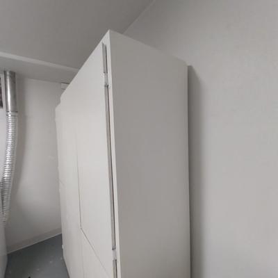 STORAGE CABINETS THE TWO ARE HOOKED TOGETHER