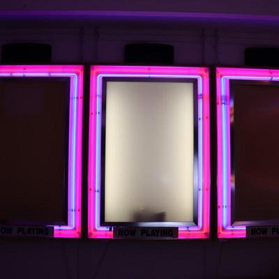 Lot of 4 Vintage Neon Advertising Signs