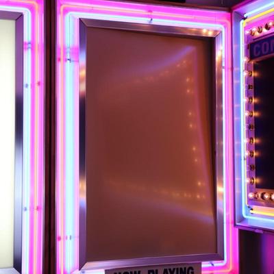 Lot of 4 Vintage Neon Advertising Signs