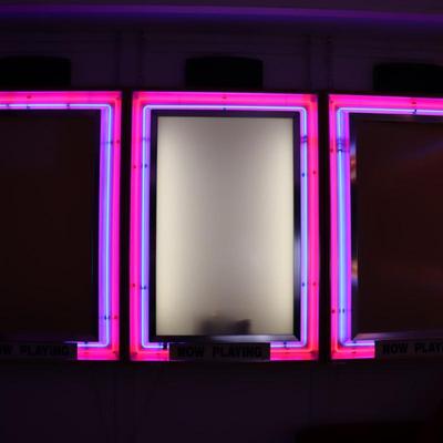 Lot of 4 Vintage Neon Advertising Signs