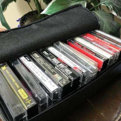 Cassette case and lot of Cassettes