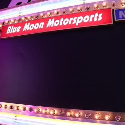 Extra Large Vintage Bulb Lighted Neon Advertising Sign