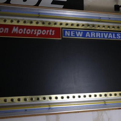 Extra Large Vintage Bulb Lighted Neon Advertising Sign