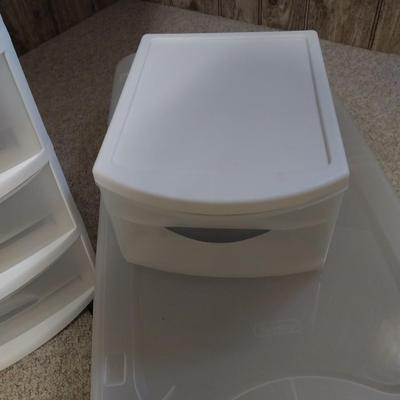 STORAGE DRAWERS AND CONTAINERS
