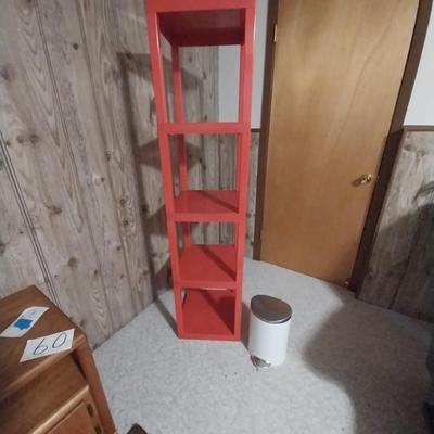 STACKABLE SHELVING AND SMALL WASTECAN