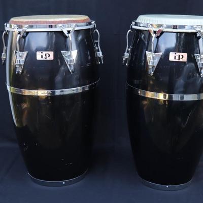 Pair of Latin Percussion Conga Drums