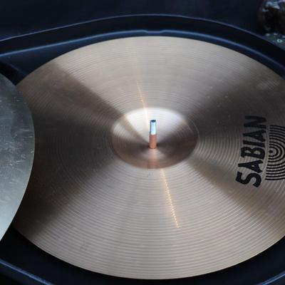 Lot of 7 Zildjian and Sabian Crash Cymbals