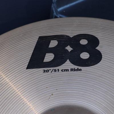 Lot of 7 Zildjian and Sabian Crash Cymbals