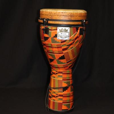 Remo World Percussion Djembe Drum in Kintekloth Finish