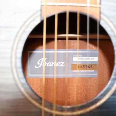 Ibanez Acoustic Electric Guitar Blue Indigo Sunset