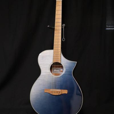 Ibanez Acoustic Electric Guitar Blue Indigo Sunset