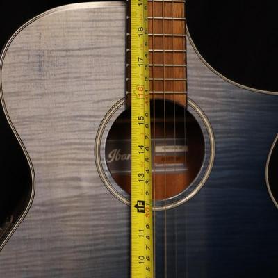 Ibanez Acoustic Electric Guitar Blue Indigo Sunset