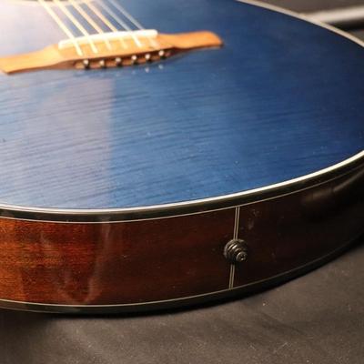 Ibanez Acoustic Electric Guitar Blue Indigo Sunset