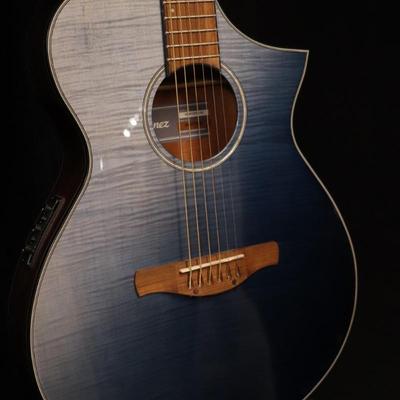 Ibanez Acoustic Electric Guitar Blue Indigo Sunset