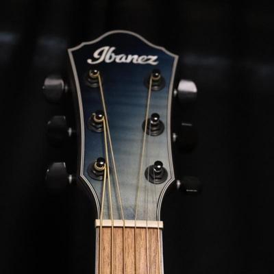Ibanez Acoustic Electric Guitar Blue Indigo Sunset