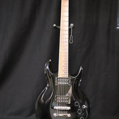 Ibanez Black Electric Guitar