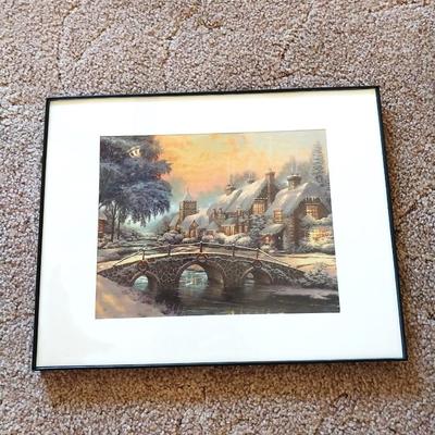 THREE FRAMED ART