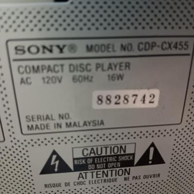 SONY MEGASTORAGE 400/CD COMPACT DISC PLAYER 3 OF 3