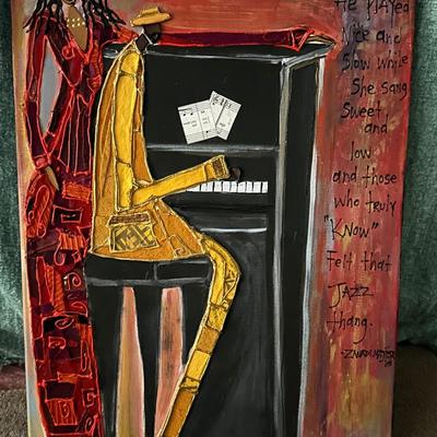 18" X 24"  - Jazz Decorative Wall Art