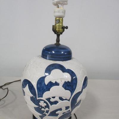 Blue & White Asian Inspired Table Lamp Choice 1