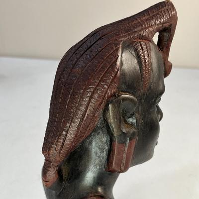 INTERESTING IRON WOOD AFRICAN OR MICRONESIAN? CARVING BUST