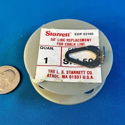 STARRETT 50â€™ REPLACEMENT CHALK LINE STRING NEW IN PKG.