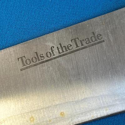 â€œTOOLS OF THE TRADEâ€ KITCHEN BUTCHER KNIFE STAINLESS STEEL