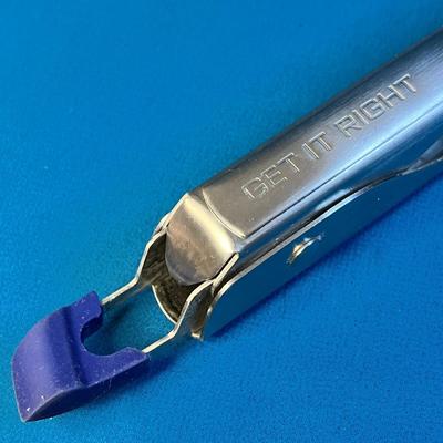 â€œGET IT RIGHTâ€ BRAND LOCKING TONGS WITH BLUE PLASTIC ENDS