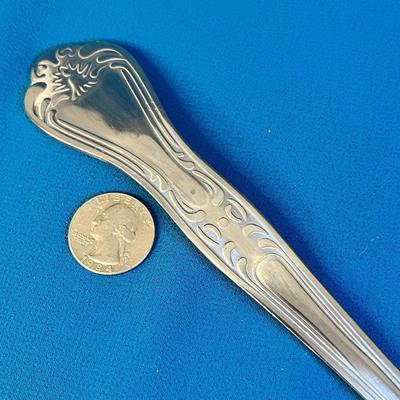 FANCY LARGER SILVER PLATED SERVING LADLE â€œSPOONFUL OF COMFORTâ€ 