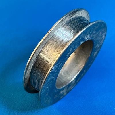 VINTAGE REEL OF â€œSILVERTONEâ€ RECORDING WIRE- by SEARS, ROEBUCK & CO.