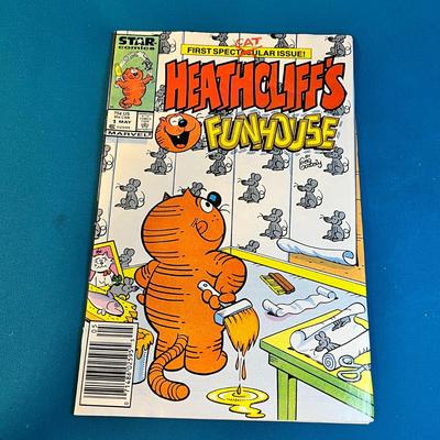 STAR COMICS â€œHEATHCLIFFâ€™S FUNHOUSEâ€ COMIC BOOK 1987