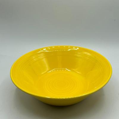 Vintage Metlox Colorstax Sunshine Yellow Round Serving Bowl