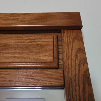 Wood Dresser with Mirror (B2-CE)