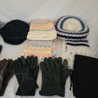 Winter Hats, Scarves and Gloves by Liz Claiborne, LL Bean, & More (B2-CE)