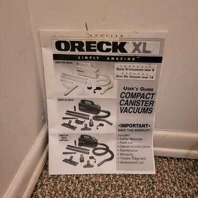 Oreck XL Vacuum and ReadiVac Hand Vacuum (B2-CE)